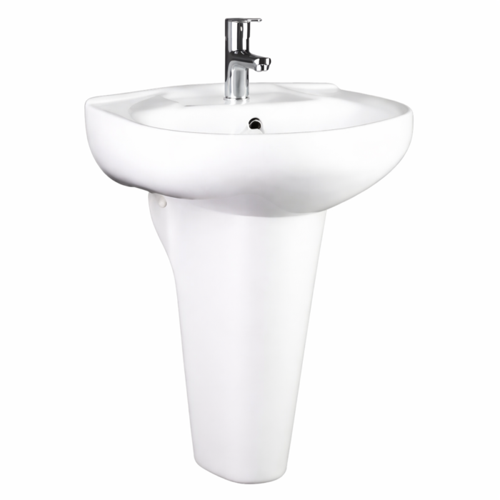 LAVABO ARENA 52 AVEC SEMI-COLONNE